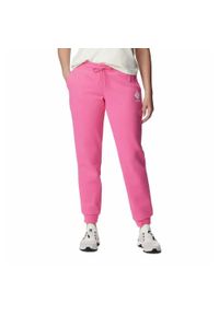 columbia - Spodnie Dresowe Damskie Columbia Logo II Jogger. Kolor: różowy. Materiał: dresówka. Sezon: lato. Sport: turystyka piesza