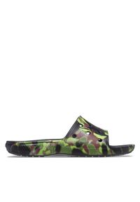 Crocs Klapki Classic Spray Camo Slide 208252 Czarny. Kolor: czarny