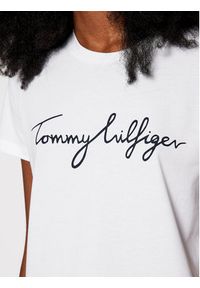 TOMMY HILFIGER - Tommy Hilfiger T-Shirt Heritage Crew Neck Graphic Tee WW0WW24967 Biały Regular Fit. Kolor: biały. Materiał: bawełna