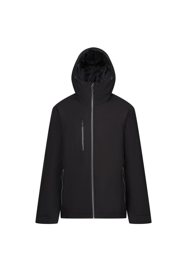 Regatta - Kurtka Wodoodporna Męska Ocieplana Navigate. Kolor: wielokolorowy, szary, fioletowy, czarny. Sport: turystyka piesza