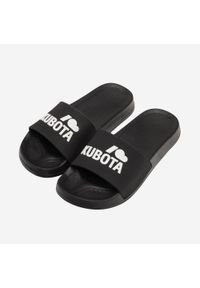 Klapki Kubota Basenowe Basic Czarne. Kolor: czarny. Materiał: materiał. Styl: sportowy