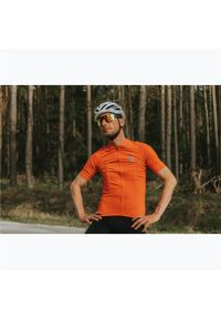 Koszulka rowerowa męska ATTABO Setvi. Kolor: pomarańczowy