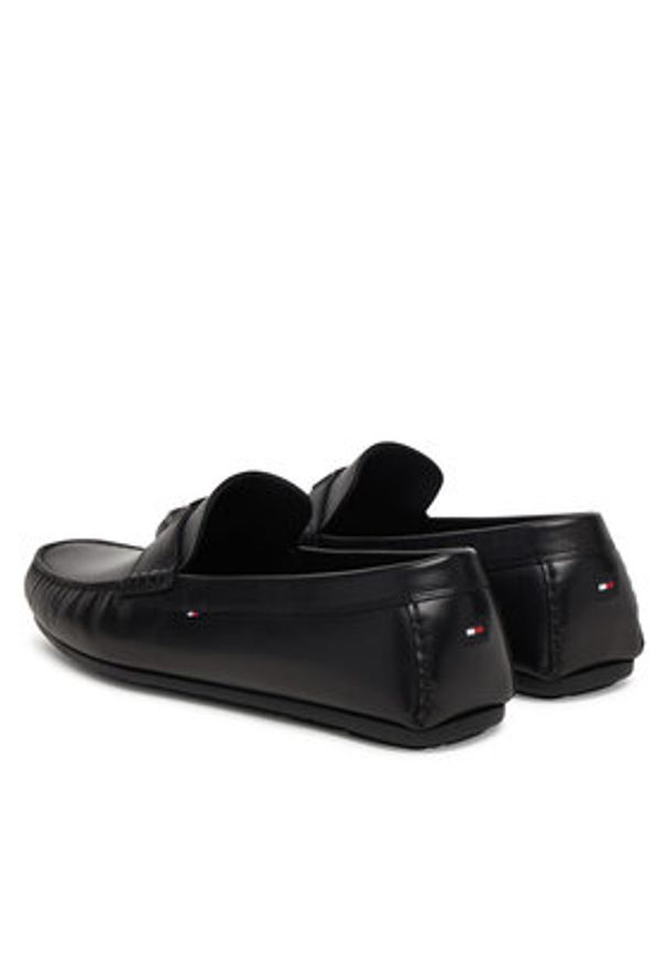 TOMMY HILFIGER - Tommy Hilfiger Mokasyny Hardware Hilfiger Driver Shoe FM0FM05838 Czarny. Kolor: czarny. Materiał: skóra