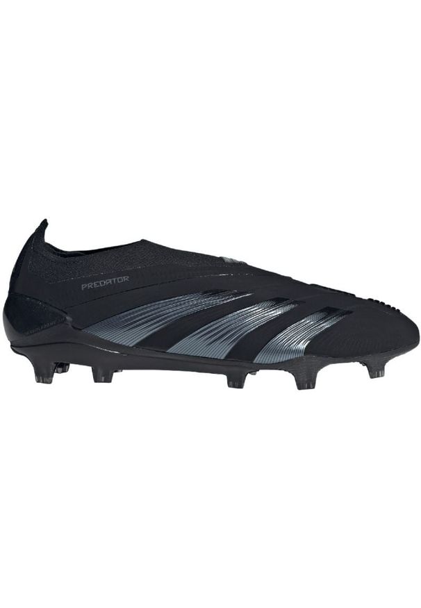 Adidas - Buty piłkarskie adidas Predator Elite Ll Fg M IE1807 czarne. Zapięcie: sznurówki. Kolor: czarny. Materiał: materiał, syntetyk. Szerokość cholewki: normalna. Sport: piłka nożna