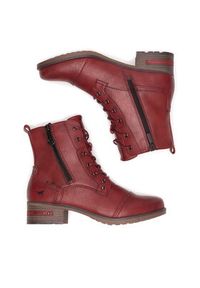 Mustang Botki 1229-513 Czerwony. Kolor: czerwony. Materiał: materiał #4