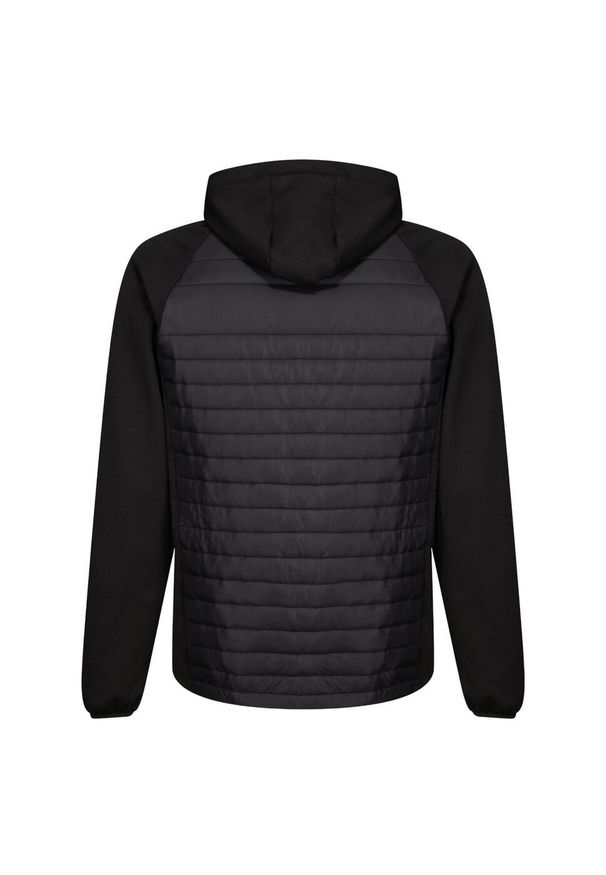 Regatta - Męska Hybrydowa Kurtka Z Kapturem Navigate. Typ kołnierza: kaptur. Kolor: czerwony, wielokolorowy, czarny. Sport: turystyka piesza