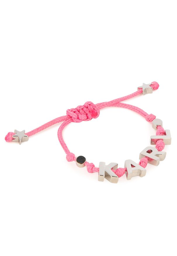 Karl Lagerfeld - Bransoletka KARL LAGERFELD 231W3903 Pink A510. Kolor: różowy