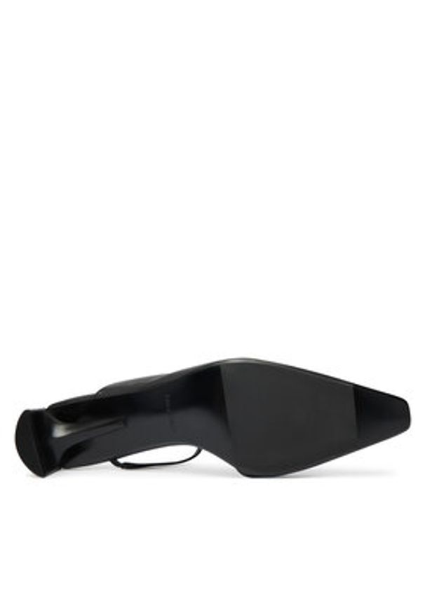 Calvin Klein Klapki Set Back Heel Pump Lth HW0HW02801 Czarny. Kolor: czarny. Materiał: skóra