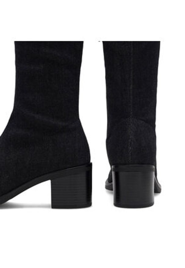 Jenny Fairy Kozaki HY PID-24-06 Czarny. Kolor: czarny. Materiał: materiał