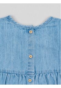Zippy Sukienka jeansowa ZKGAP0501 23022 Niebieski Regular Fit. Kolor: niebieski. Materiał: bawełna #5