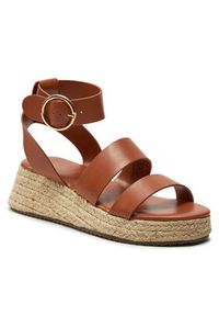 ONLY Shoes Espadryle Onlminerva-1 15320197 Brązowy. Kolor: brązowy. Materiał: skóra #4