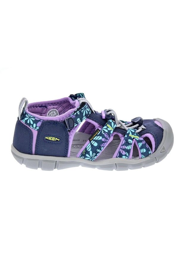 keen - Sandały Dziecko Keen Seacamp II niebieski. Kolor: niebieski. Materiał: syntetyk, materiał. Sezon: lato