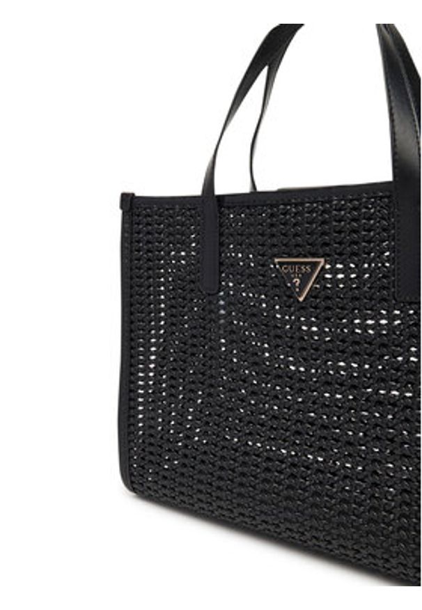 Guess Torebka Brigitta HWWZ72 06230 Czarny. Kolor: czarny. Materiał: skórzane