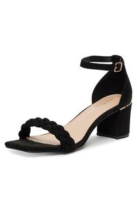 DeeZee Sandały EA2338-1 Czarny. Kolor: czarny. Materiał: materiał #3