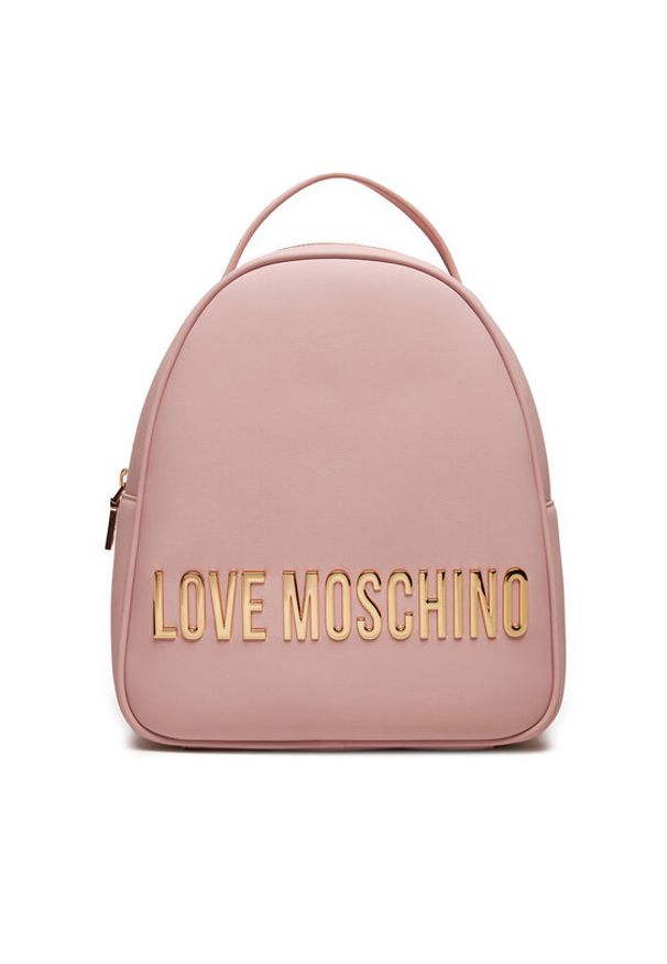 Love Moschino - LOVE MOSCHINO Plecak JC4197PP1LKD0600 Różowy. Kolor: różowy. Materiał: skóra