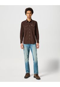 Wrangler - WRANGLER MĘSKA KOSZULA WESTERN SHIRT MOLE 112357246