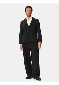 Hugo - HUGO Marynarka Hans 263X 50565557 Czarny Slim Fit. Kolor: czarny. Materiał: syntetyk #3