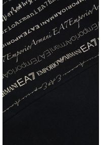 EA7 Emporio Armani T-shirt bawełniany 3LTT11.TJAQZ kolor czarny. Okazja: na co dzień. Kolor: czarny. Materiał: bawełna. Wzór: nadruk. Styl: casual #5