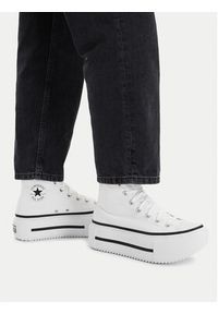 Converse Trampki Chuck Taylor All Star Lift Double Stack A12976C Biały. Kolor: biały. Materiał: materiał #7