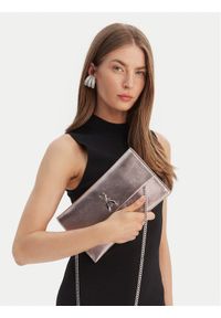 Patrizia Pepe Torebka CB5460/L041-S765 Srebrny. Kolor: srebrny. Materiał: skórzane #1