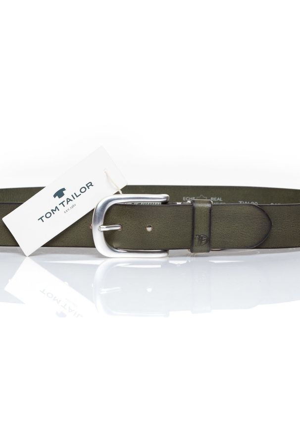 Tom Tailor - TOM TAILOR PASEK SKÓRZANY TM0174H51 550 40mm Gürtel. Materiał: skóra. Wzór: paski. Styl: klasyczny