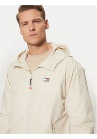 Tommy Jeans Wiatrówka Chicago DM0DM21130 Beżowy Regular Fit. Kolor: beżowy. Materiał: syntetyk #5