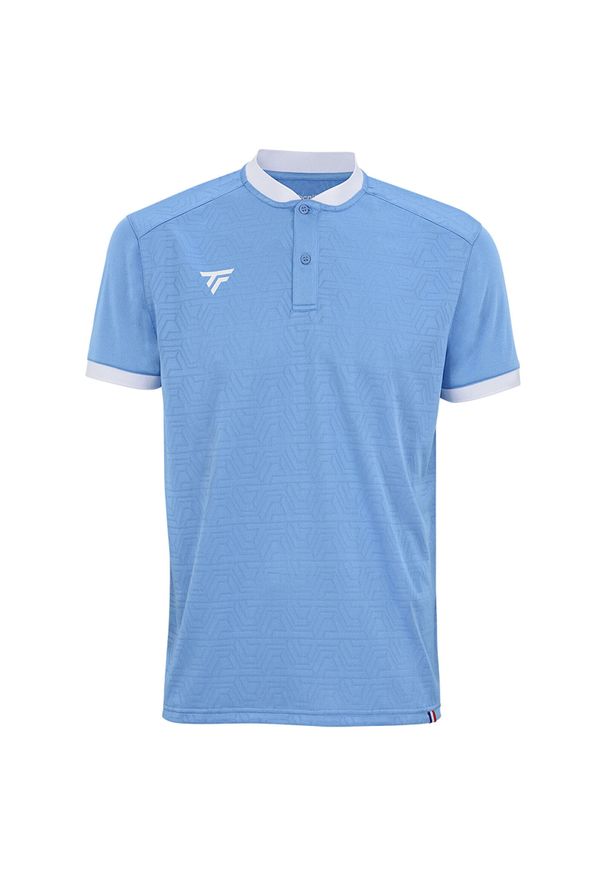 TECNIFIBRE - Polo Tecnifibre Team Mesh. Typ kołnierza: polo. Kolor: niebieski. Materiał: poliester. Długość rękawa: krótki rękaw. Długość: krótkie. Sport: tenis
