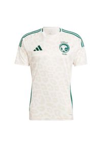 Adidas - Koszulka Saudi Arabia 24 Away. Kolor: biały. Materiał: materiał