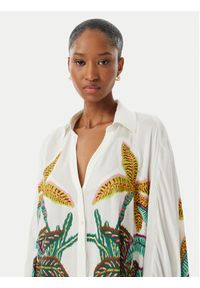 LOLA CASADEMUNT Sukienka koszulowa LS2615014 Biały Oversize. Kolor: biały. Materiał: wiskoza. Typ sukienki: koszulowe, oversize #5