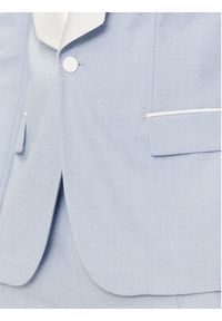 Hugo Marynarka Henry242E1X 50513750 Błękitny Slim Fit. Kolor: niebieski. Materiał: syntetyk #4