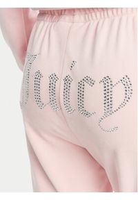 Juicy Couture Spodnie dresowe Tina JCAPW045 Różowy Regular Fit. Kolor: różowy. Materiał: syntetyk