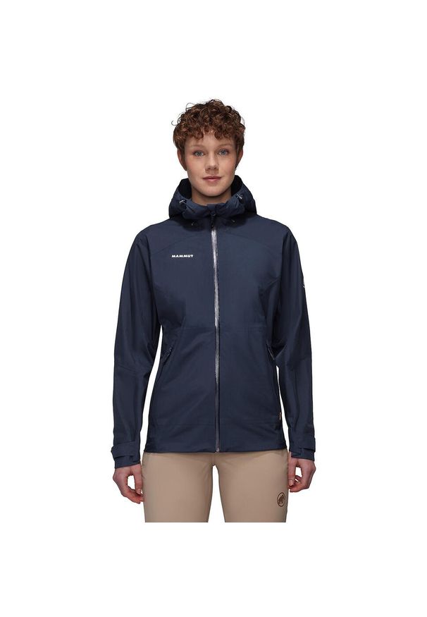 Kurtka GORE TEX damska Mammut Convey Tour HS Hooded Jacket. Kolor: niebieski. Technologia: Gore-Tex