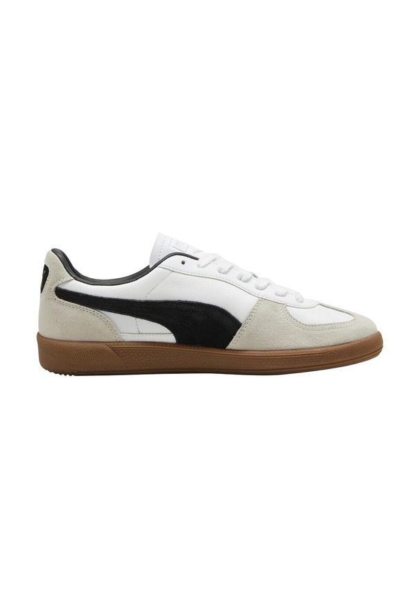 Puma Buty Palermo Lth 39646401. Zapięcie: sznurówki. Kolor: biały, czarny, wielokolorowy. Materiał: guma, skóra, syntetyk, materiał, zamsz. Szerokość cholewki: normalna. Sport: turystyka piesza