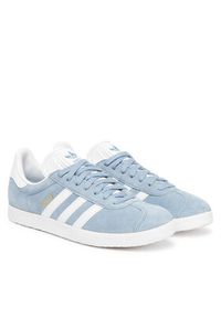 Adidas - adidas Sneakersy Gazelle JR6283 Błękitny. Kolor: niebieski. Materiał: skóra, zamsz. Model: Adidas Gazelle #4