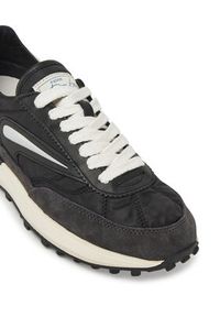 D.A.T.E. Sneakersy Athleta W421-AT-NY Czarny. Kolor: czarny. Materiał: zamsz, skóra #5