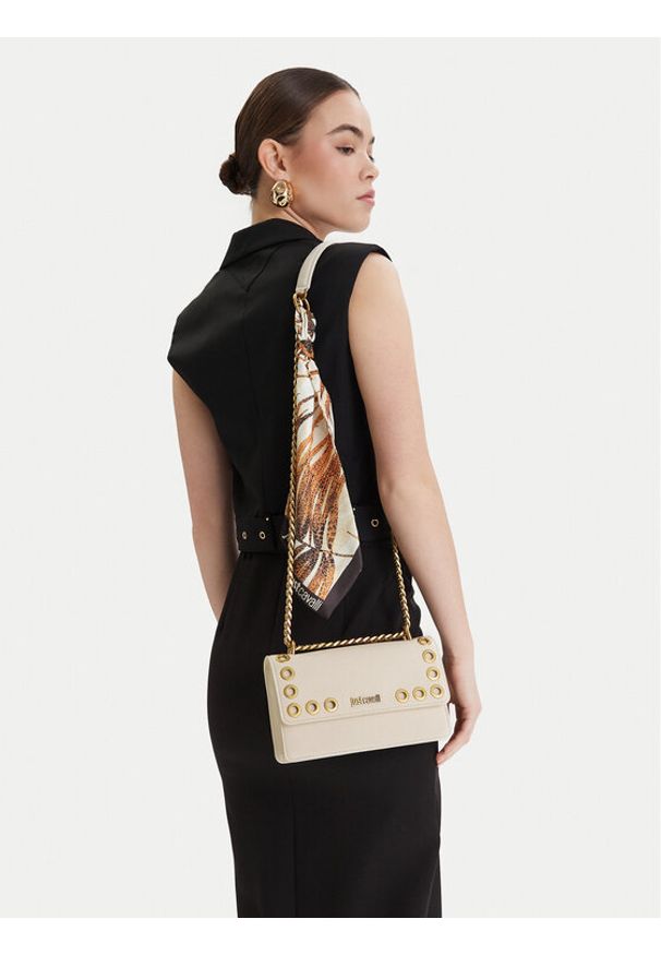 Just Cavalli Torebka 80RA4BF4 ZSB81 Écru. Materiał: skórzane
