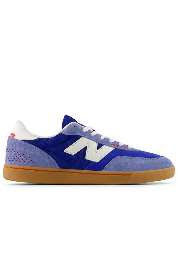 Buty męskie New Balance Numeric UN440RTB - niebieskie. Kolor: niebieski. Materiał: materiał, zamsz, syntetyk, guma, skóra. Szerokość cholewki: normalna. Sport: skateboard