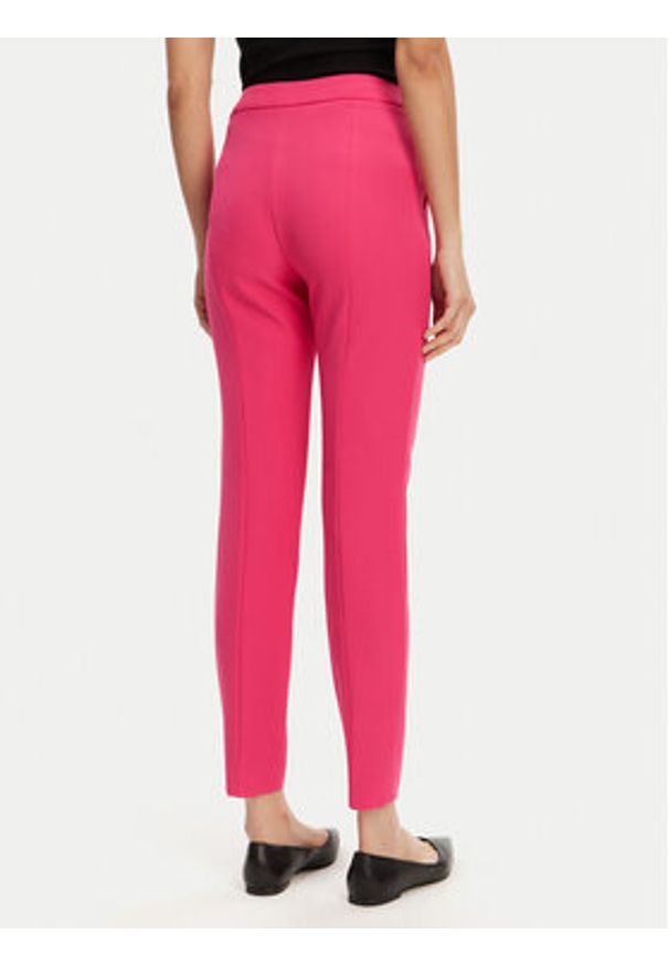 Hugo - HUGO Spodnie materiałowe Hagonia-1 50539991 Różowy Slim Fit. Kolor: różowy. Materiał: syntetyk