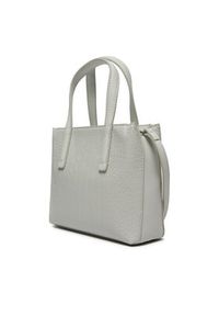 Calvin Klein Torebka Ck Must Mini Tote K60K612163 Szary. Kolor: szary. Materiał: skórzane