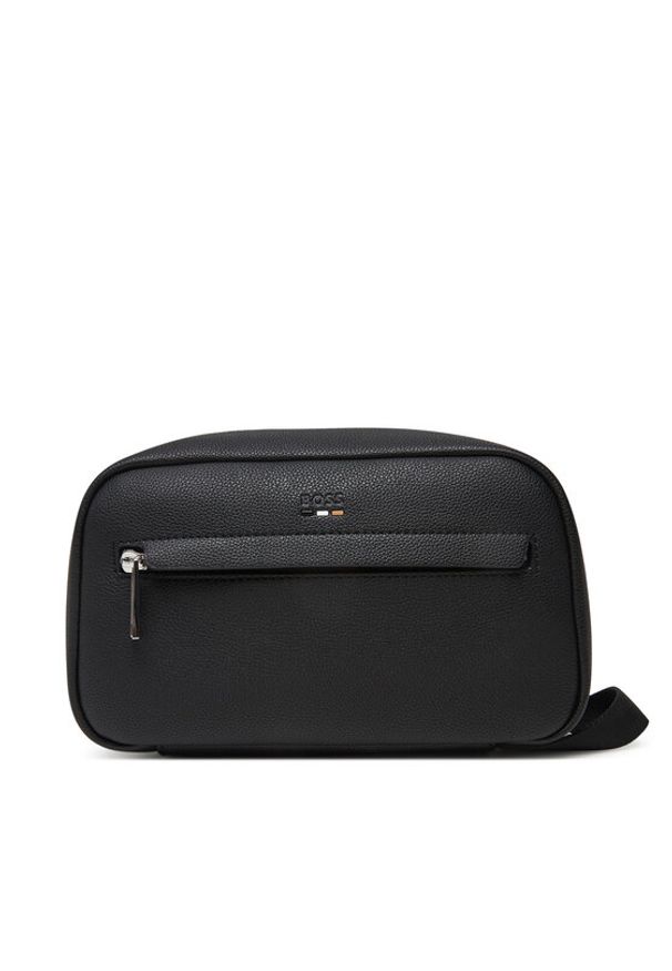 BOSS Kosmetyczka Ray 50548020 Czarny. Kolor: czarny. Materiał: skóra