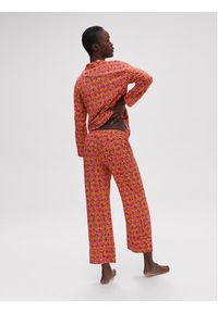 Simone Pérèle Spodnie piżamowe Songe 18S660 Różowy Comfort Fit. Kolor: różowy. Materiał: wiskoza #9