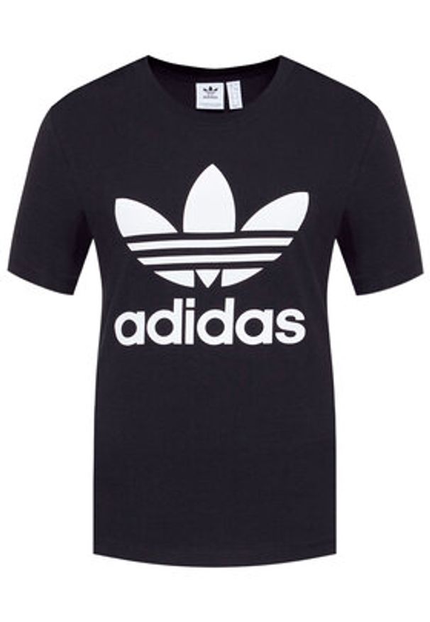 Adidas - adidas T-Shirt adicolor Classics Trefoil GN2896 Czarny Standard Fit. Kolor: czarny. Materiał: bawełna