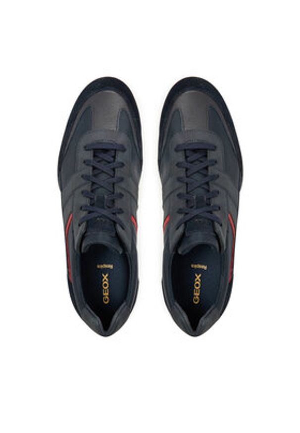 Geox Sneakersy U Wells U45T5A 02211 C4064 Granatowy. Kolor: niebieski. Materiał: materiał