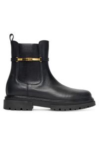 Botki Elisabetta Franchi. Kolor: czarny