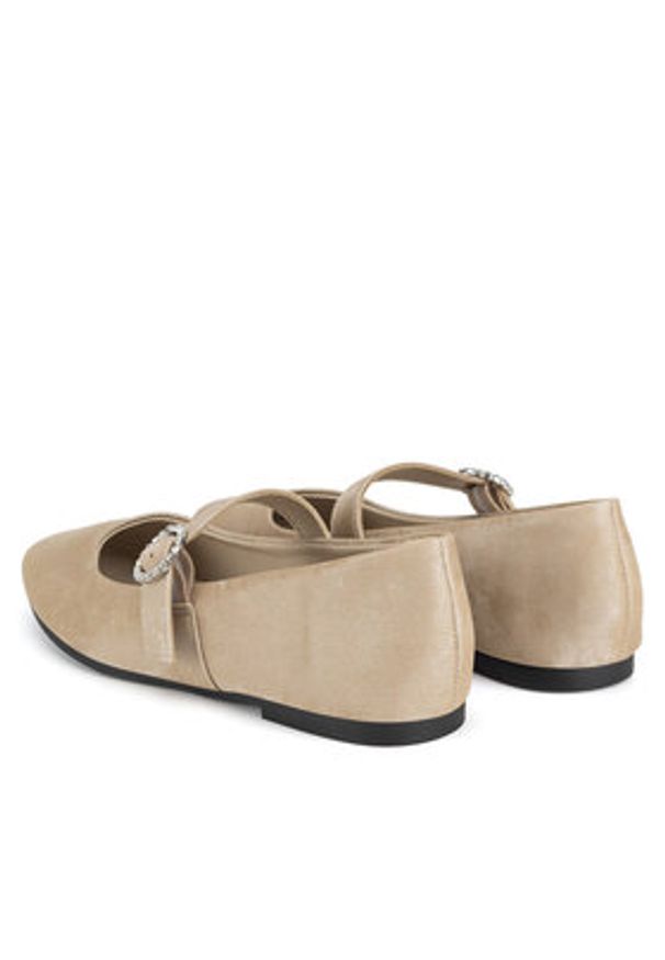 Jenny - JENNY Baleriny HY2T616-7 Beżowy. Kolor: beżowy. Materiał: syntetyk, materiał