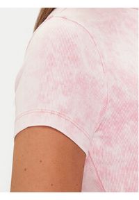 Tommy Jeans T-Shirt DW0DW21531 Różowy Slim Fit. Kolor: różowy. Materiał: bawełna #4