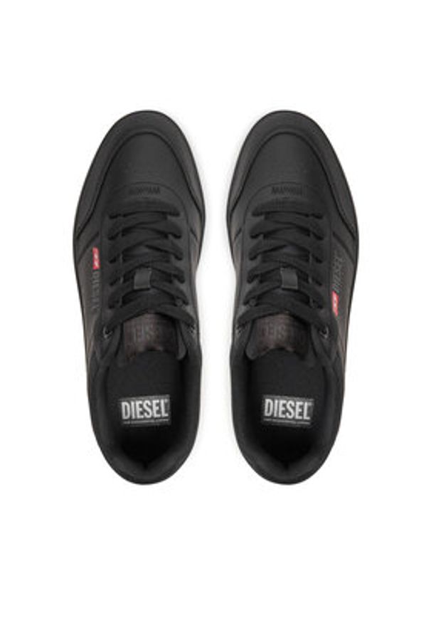 Diesel Sneakersy S-Athene Y03405 P6952 T8013 Czarny. Kolor: czarny. Materiał: skóra