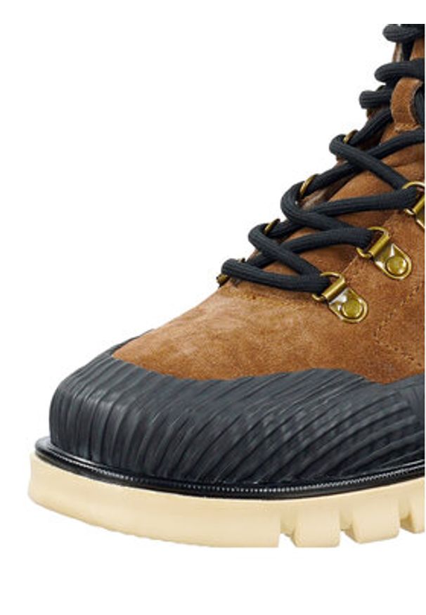 GANT - Gant Trapery 31643073 Brązowy. Kolor: brązowy. Materiał: skóra, zamsz