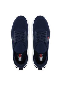 Tommy Jeans Sneakersy Runner Kntitted EM0EM01555 Granatowy. Kolor: niebieski. Materiał: materiał #5