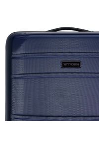 Wittchen - Duża walizka z ABS-u żłobiona granatowa. Kolor: niebieski. Materiał: guma. Styl: klasyczny #10